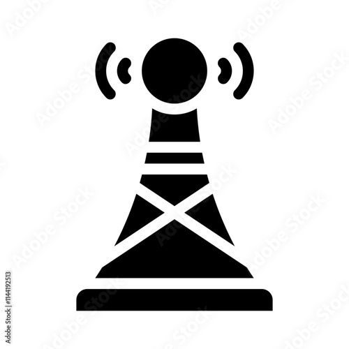 antenna glyph icon