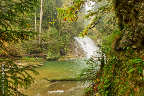 Eistobel, Großer Wasserfall, Isny, Allgäu, Deutschland