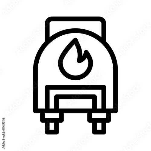 Water Heater line icon