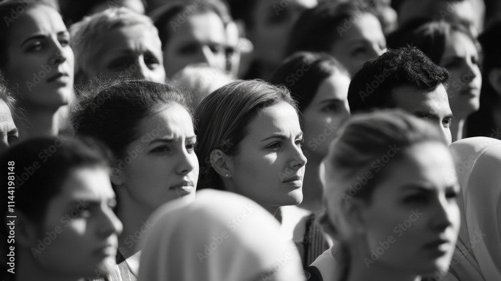 Crowd of people at an event