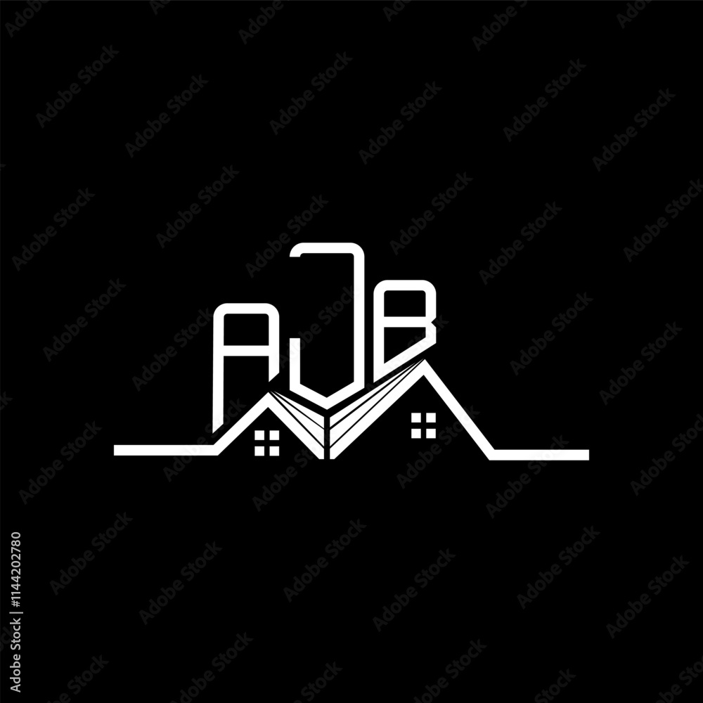 AJB Real state logo design, AJB simple and modern logo. AJB luxurious alphabet design AJB Real state logo design, AJB simple and modern logo. AJB luxurious alphabet design