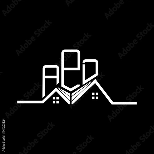 APD Real state logo design, APD simple and modern logo. APD luxurious alphabet design