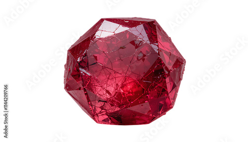 The Radiant Red Garnet A Stunning Display of Nature's artistry and Gemological Brilliance