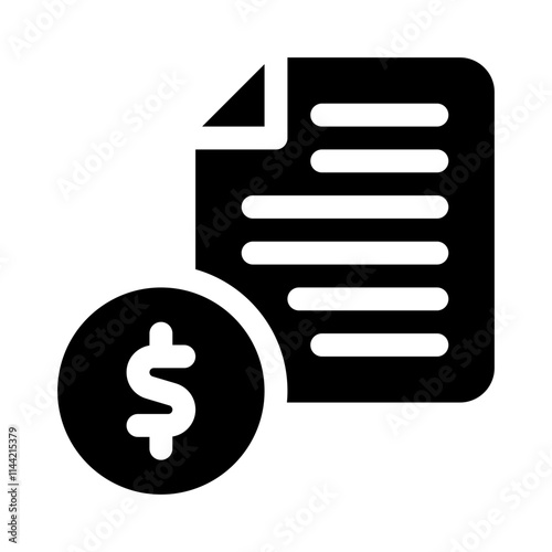 planning glyph icon
