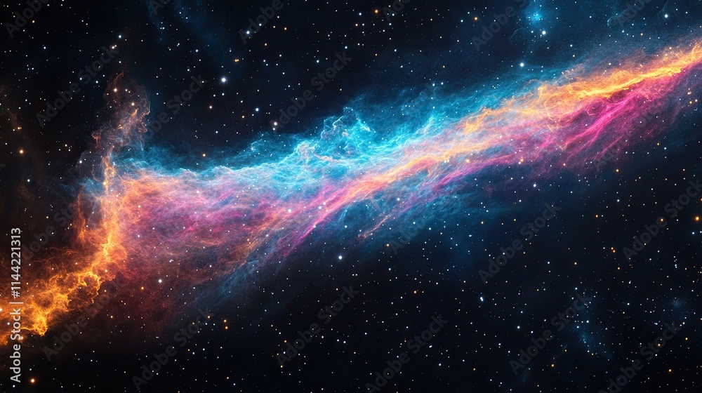 Stunning Nebula Space Vibrant Colors Cosmic Dust Capturing Beauty Universe Astrophotography Astronomy Science Inspirational Design Concepts