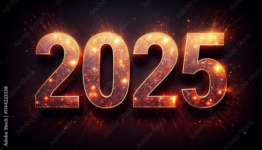 Happy new year 2025 beautiful abstract design banner Happy new year 2025 beautiful abstract design banner