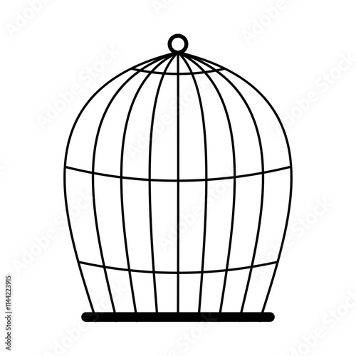 Classic simple birdcage for keeping your pet home bird cage