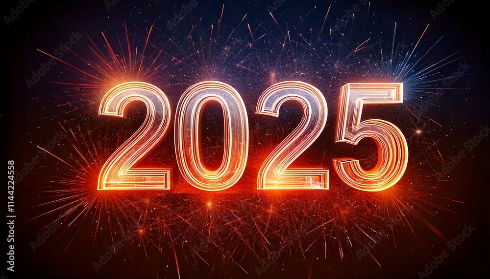 Happy new year 2025 beautiful abstract design banner Happy new year 2025 beautiful abstract design banner