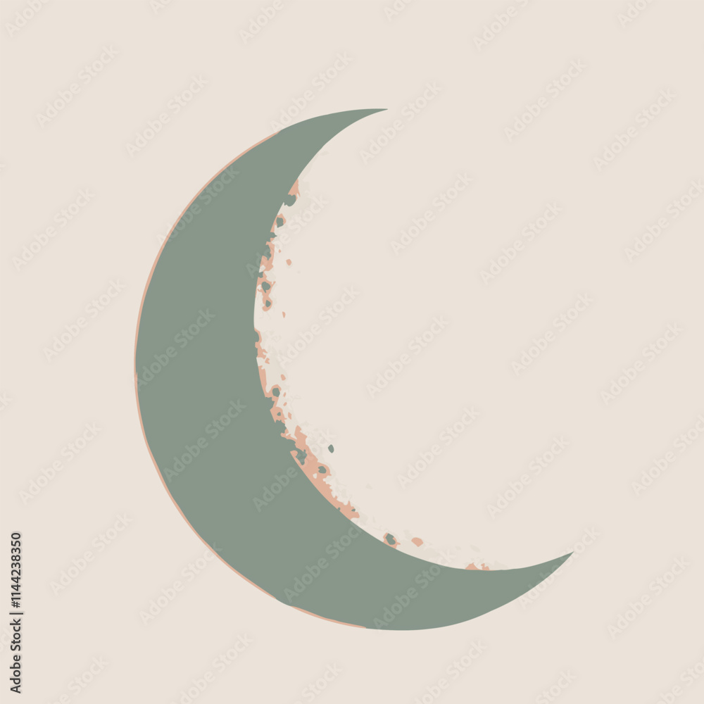 a black and white illustration of a crescent moon. a black and white illustration of a crescent moon.