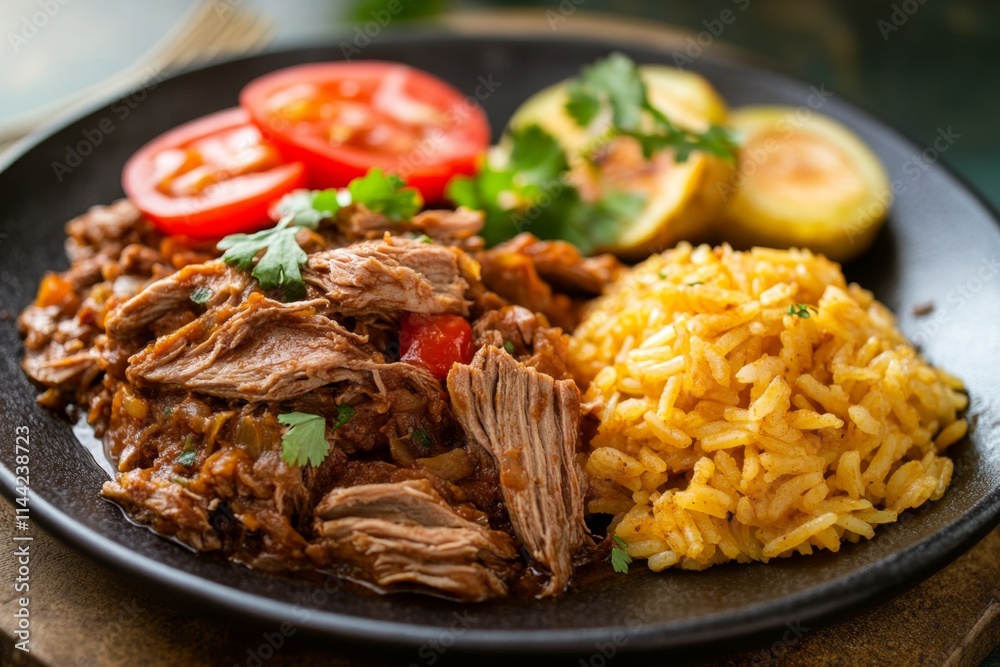 Savory Pulled Beef with Aromatic Rice Savory Pulled Beef with Aromatic Rice