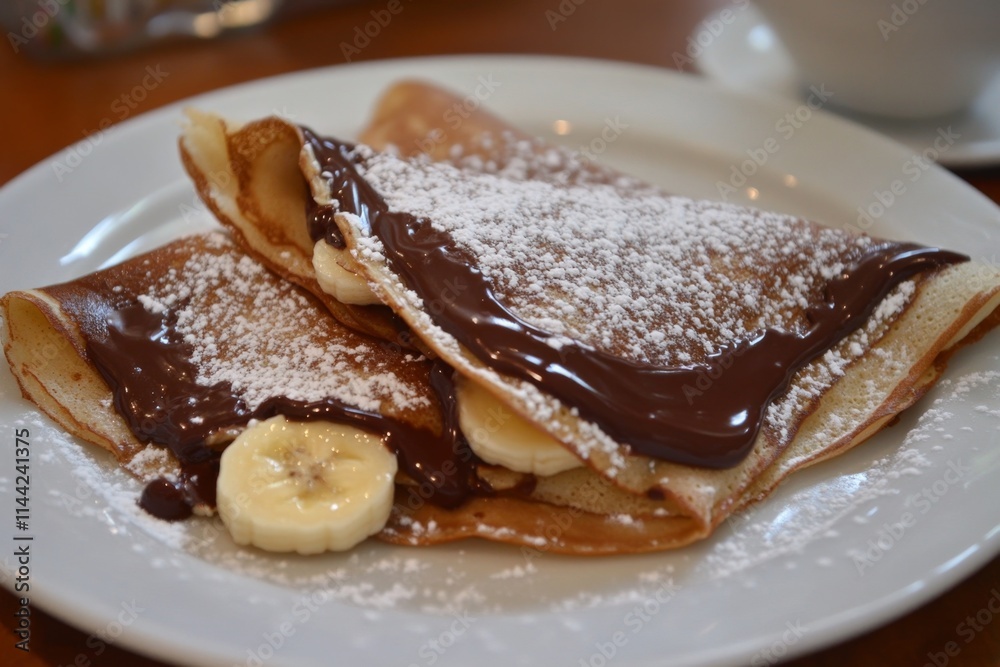 Chocolate Banana Crepes - A Sweet Delight Chocolate Banana Crepes - A Sweet Delight