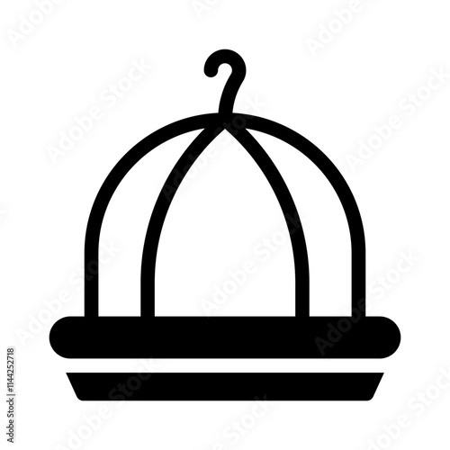 Bird glyph icon