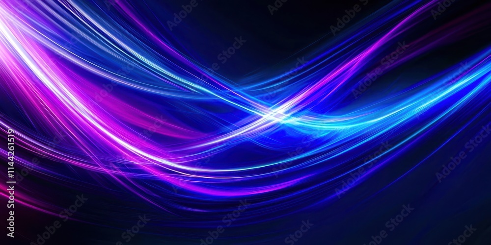 Blue and purple wave with white lines Blue and purple wave with white lines