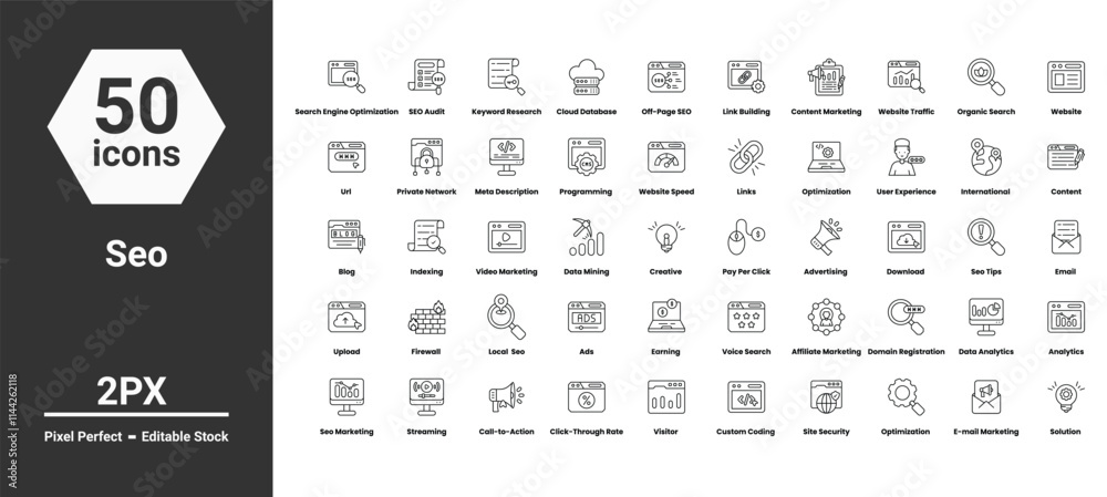 seo icons seo icons