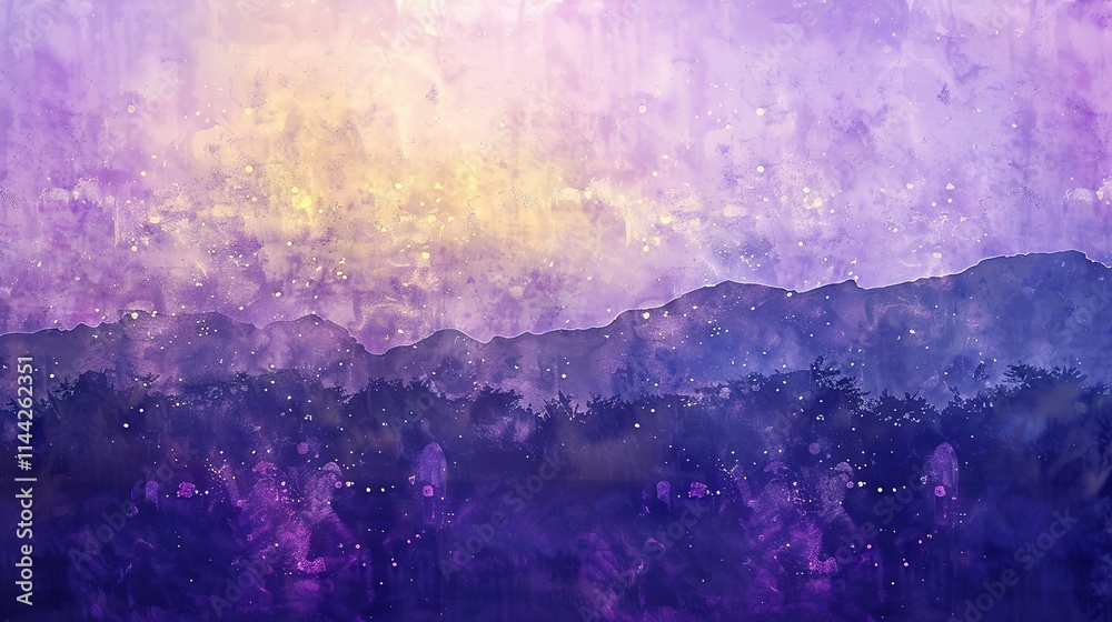 Fototapeta premium Purple fairy texture overlay fantasy background