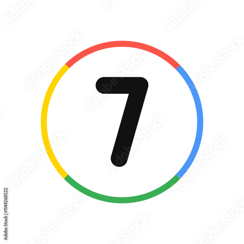 Number Seven Icon
