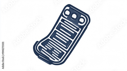 Car Pedal Outline Icon Transparent Vector Isolated