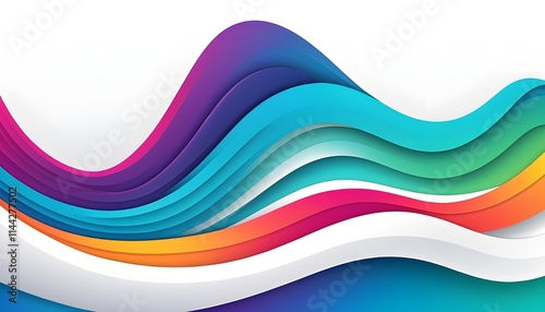 A colourful smokey waves wallpaper 