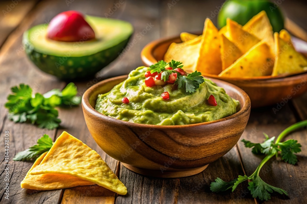 4K Hyperrealistic Guacamole Recipe: Fresh Avocado Dip with Tortilla Chips 4K Hyperrealistic Guacamole Recipe: Fresh Avocado Dip with Tortilla Chips