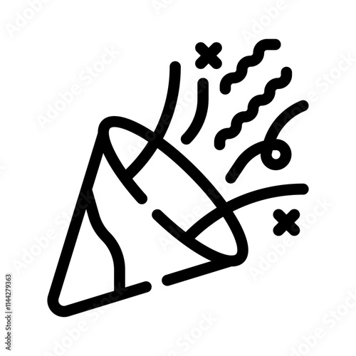 celebration line icon