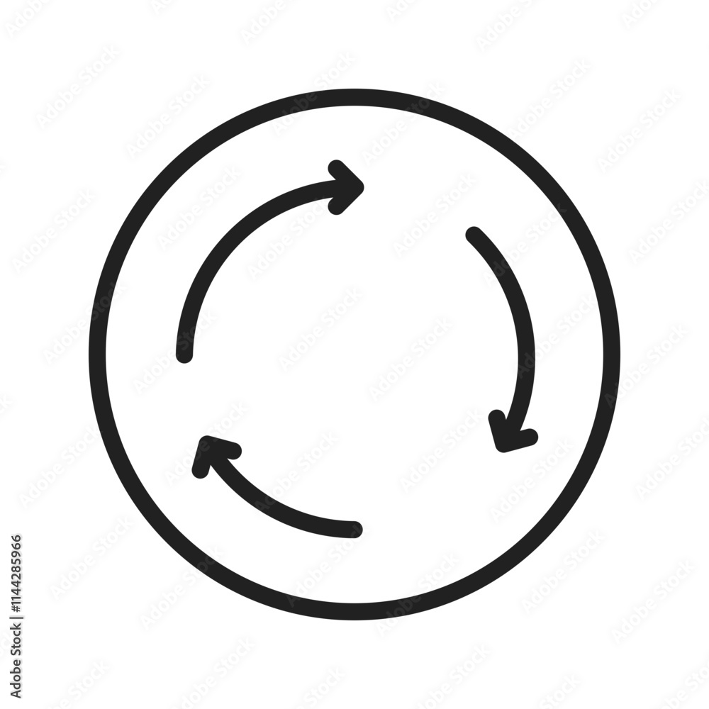 Recycle icon vector image. Suitable for mobile apps, web apps and print media. Recycle icon vector image. Suitable for mobile apps, web apps and print media.