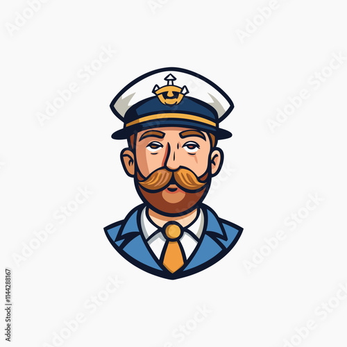 Sailor face icon. Trendy Sailor face logo concept on white background from People collection.