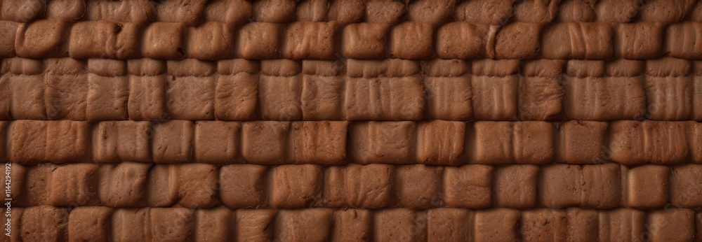 Dark brown wafer background texture, close-up , dark-brown, chocolate-brown, illustration Dark brown wafer background texture, close-up , dark-brown, chocolate-brown, illustration