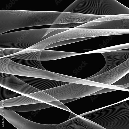 Abstract black and white background