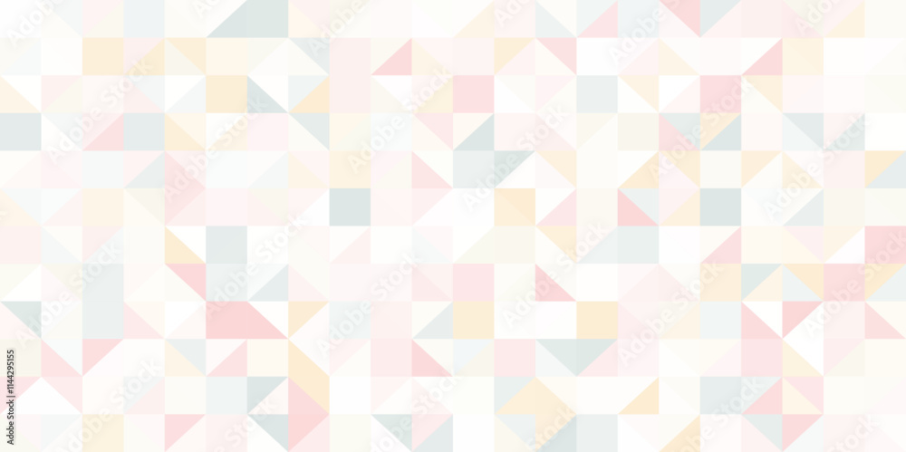 Abstract modern colorful triangles pattern elements on white background with copy space. Abstract modern colorful triangles pattern elements on white background with copy space.