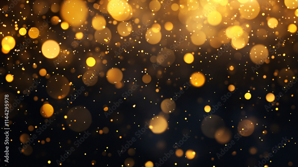 Gold bokeh background Gold bokeh background