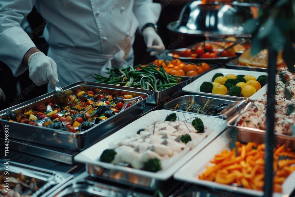 Obraz premium food for catering