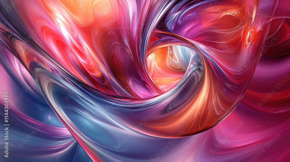 Abstract Colorful Swirling Patterns in Vibrant Artistic Design Abstract Colorful Swirling Patterns in Vibrant Artistic Design