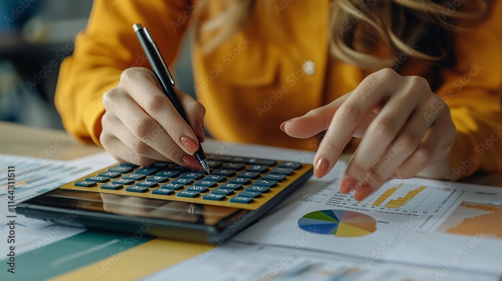 Professional analyzing financial trends and their influence on future tax planning using advanced tools Stock Photo with side copy space Professional analyzing financial trends and their influence on future tax planning using advanced tools Stock Photo with side copy space