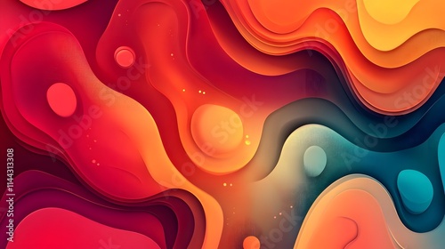 Smooth gradient background with trendy colors