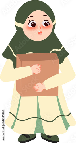 Illustration of a child in a pose