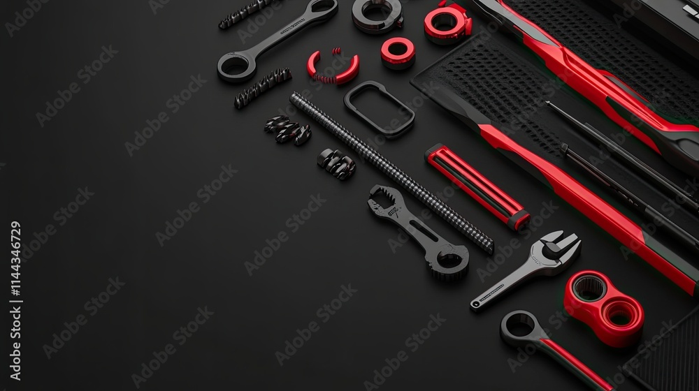 Fototapeta premium A Symphony of Steel: A Visual Exploration of Industrial Elegance and Precision