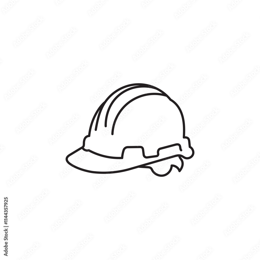 construction worker helmet icon construction worker helmet icon