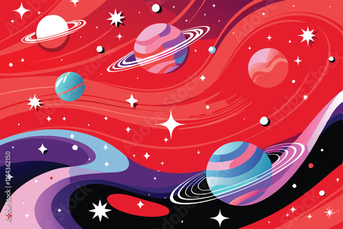 Generate a vibrant, high-resolution image of a space nebula, showcasing its swirling colors and cosmic dust.  Include stars and celestial phenomena.