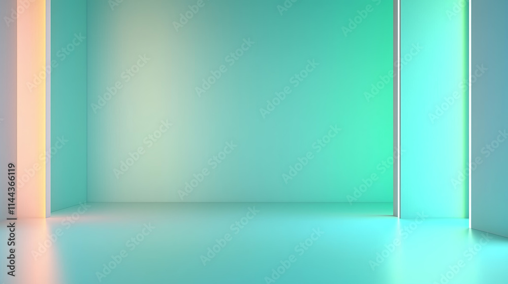 Unique abstract space with soft lighting in vibrant hues suitable for creative projects or artistic displays Unique abstract space with soft lighting in vibrant hues suitable for creative projects or artistic displays