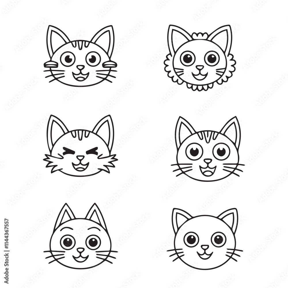 Obraz premium cat silhouette vector