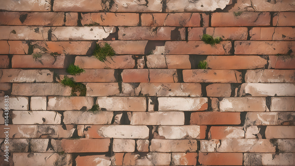 Fototapeta premium A close up of a brick wall