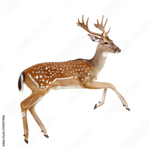 Axis Deer in Motion 