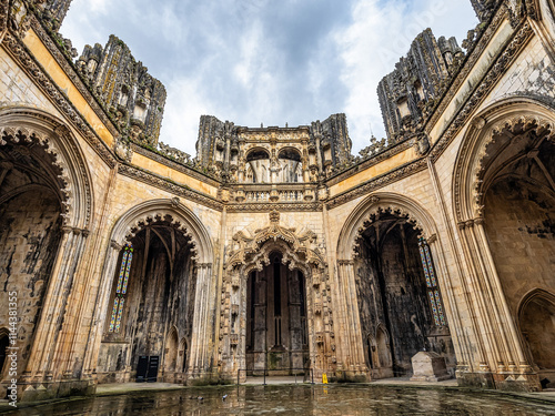 The Capelas Imperfeitas, Unfinished Chapels of Monastery of Batalha at Batalha, Portugal.