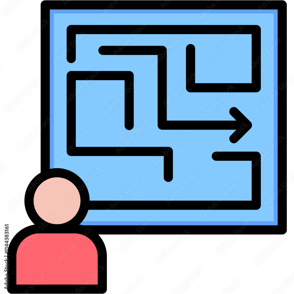 Evacuation Route icon Evacuation Route icon