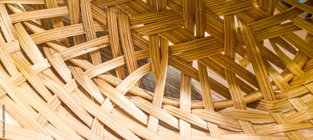Wood basket texture in closeup mode Wood basket texture in closeup mode
