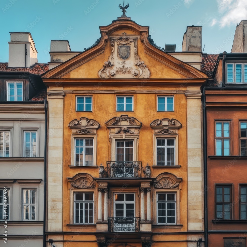Obraz premium Warsaw historic architecture