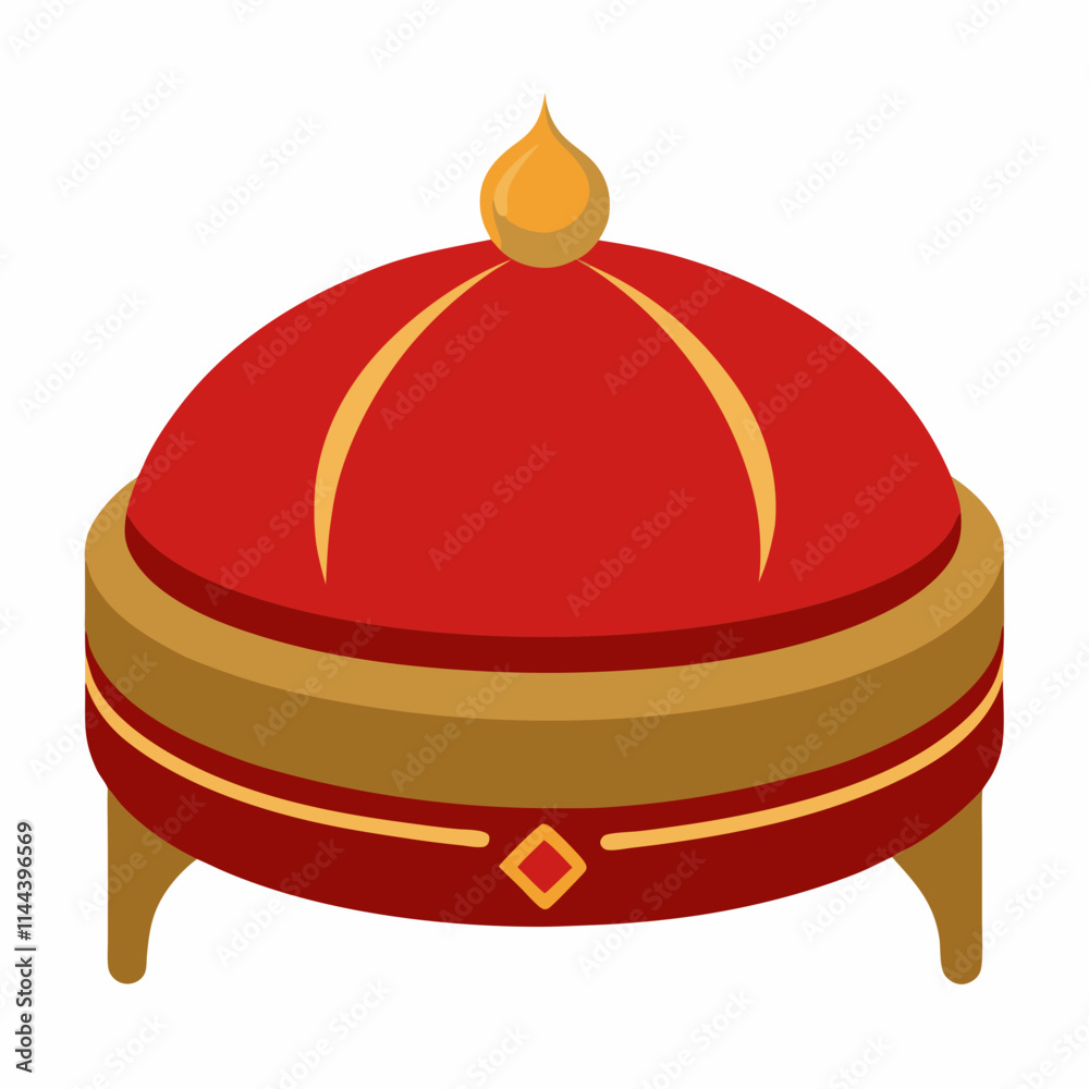 Ottoman icon,background white Ottoman icon,background white