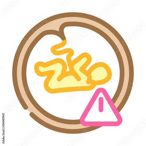 urinary tract infections woman disease color icon vector. urinary tract infections woman disease sign. isolated symbol illustration