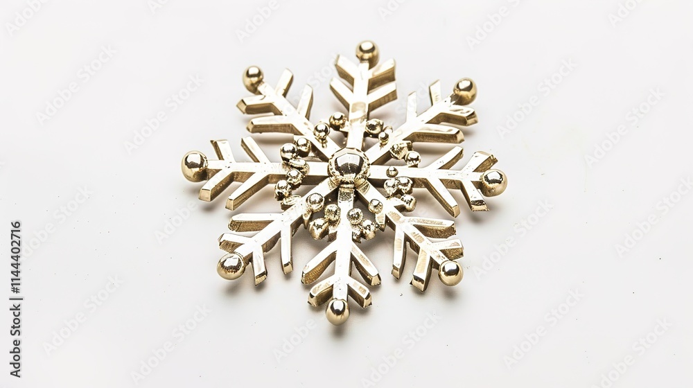 The Delicate Snowflake Isolated on White Background: A Captivating Symbol of Winter's Beauty and Purity. The Delicate Snowflake Isolated on White Background: A Captivating Symbol of Winter's Beauty and Purity.
