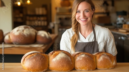 Artisan Baker Arranging Fre...